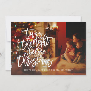 'Twas The Night Before Christmas Holiday Photo Card