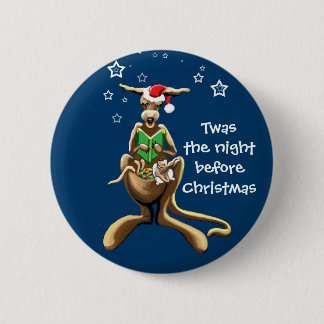 Twas the night before Christmas Pinback Button