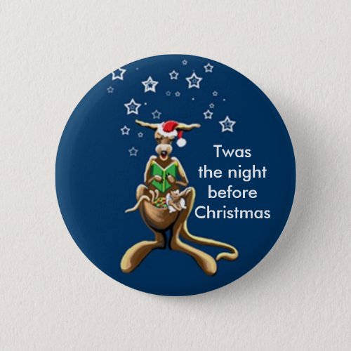Twas the night before Christmas Pinback Button