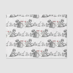 'Twas the Night Before Christmas Vintage Children Tissue Paper