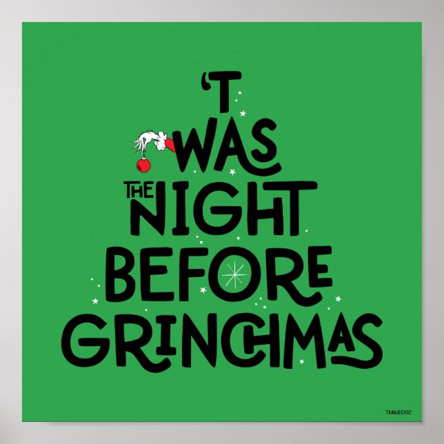 'Twas the Night Before Grinchmas Poster (Front)