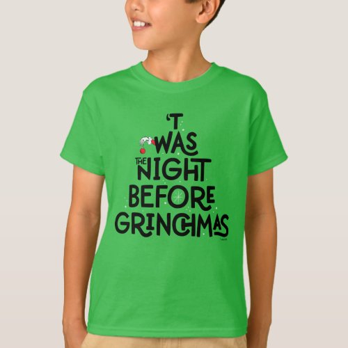 Twas the Night Before Grinchmas T_Shirt