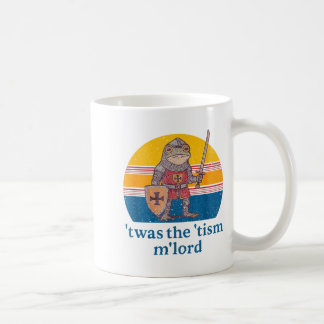 Twas The Tism M Lord Frog Knight - Autism Awarenes Coffee Mug