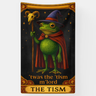 T'was The 'Tism M'Lord Frog Meme Autism Awareness Banner
