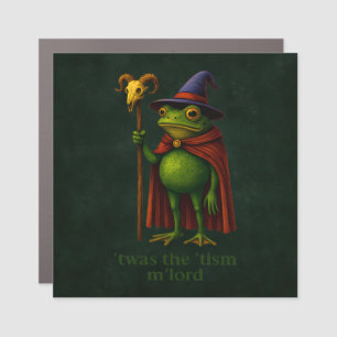 T'was The 'Tism M'Lord Frog Meme Autism Awareness Car Magnet