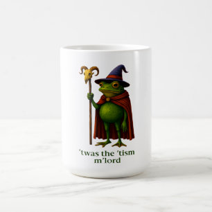 T'was The 'Tism M'Lord Frog Meme Autism Awareness Coffee Mug