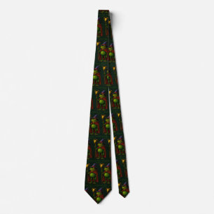 T'was The 'Tism M'Lord Frog Meme Autism Awareness Neck Tie