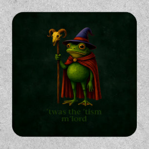 T'was The 'Tism M'Lord Frog Meme Autism Awareness Patch