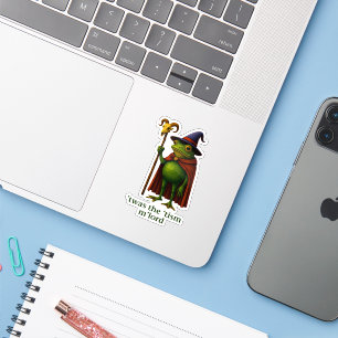 T'was The 'Tism M'Lord Frog Meme Autism Awareness Sticker