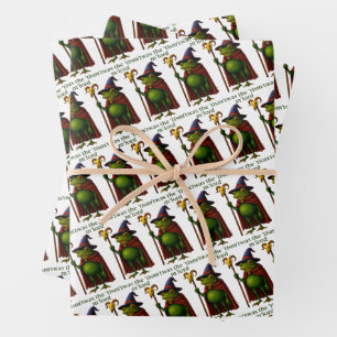 T'was The 'Tism M'Lord Frog Meme Autism Awareness Wrapping Paper Sheets