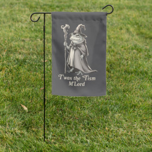 T'was The 'Tism M'lord Funny Frog Wizard Meme Garden Flag
