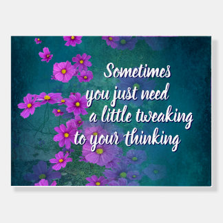 tweaking your thinking poster inspirational