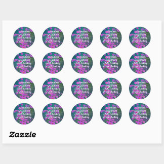 tweaking your thinking round sticker