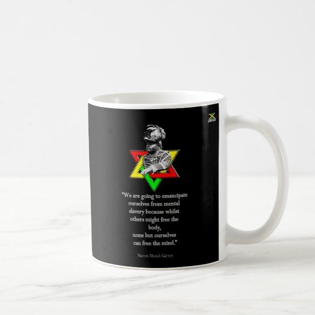Tweaks Clothing - Marcus Mosiah Garvey Quote - Jam Coffee Mug (Right)