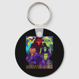 Twear Tee's Monster Mash Halloween Costume Fun Mon Keychain