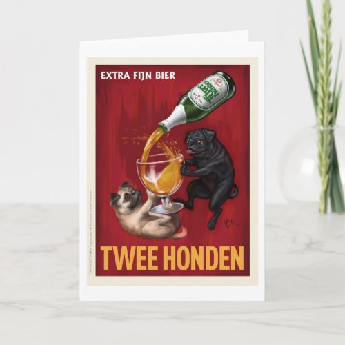 Twee Honden Card