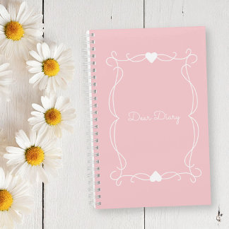 Twee Pink "Dear Diary" Journal
