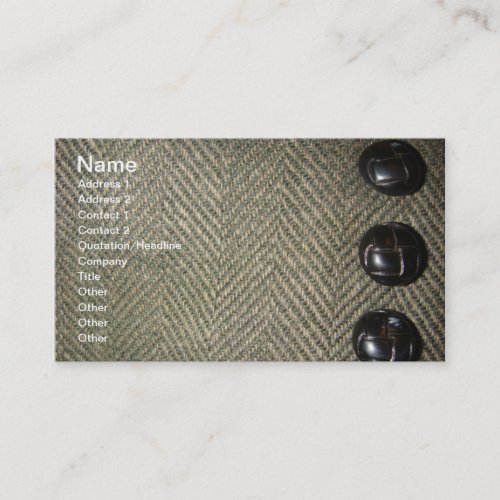 Tweed Business Cards