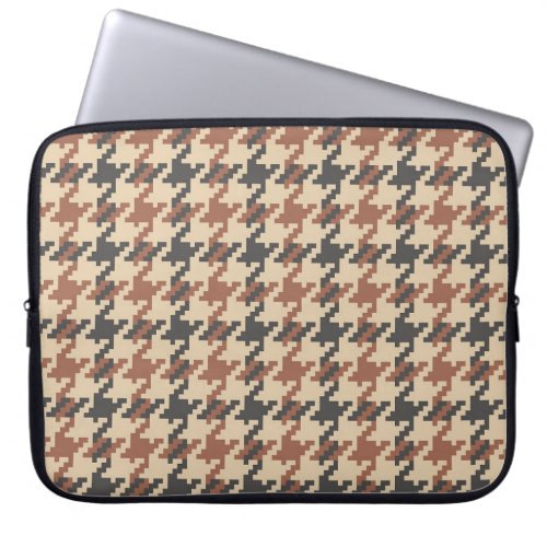 Tweed Goose Foot Vintage Pattern Laptop Sleeve