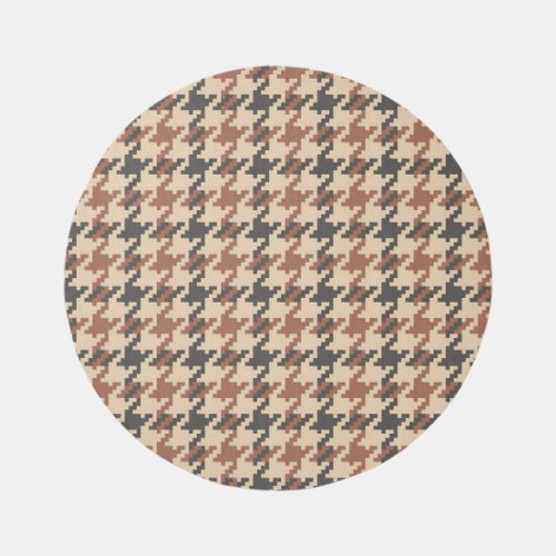 Tweed Goose Foot Vintage Pattern Rug
