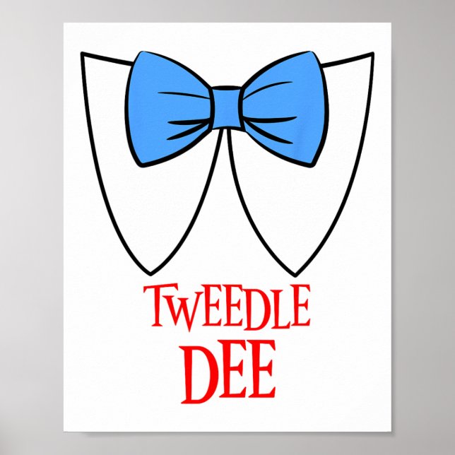 Tweedle Dee Costume Halloween Fairytale Character  Poster (Front)