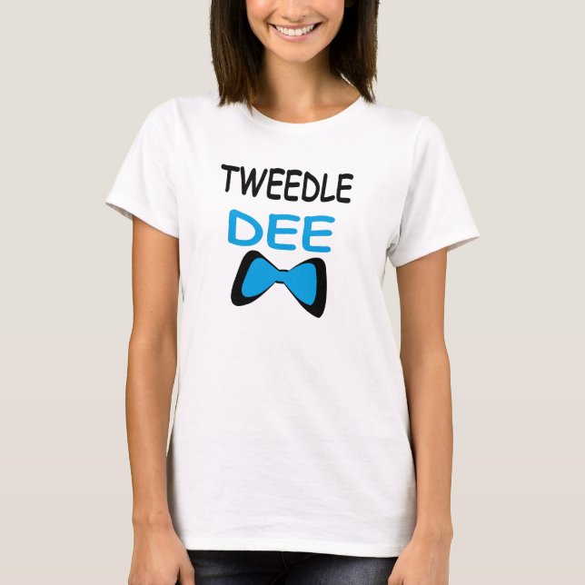 Tweedle Dee Couple T-Shirt (Front)