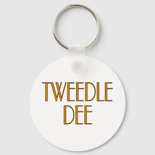 Tweedle Dee Keychain
