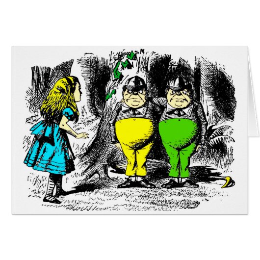 Tweedle Dee & Tweedle Dum Cards (Front Horizontal)