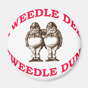 Tweedle Dee & Tweedle Dum Magnet