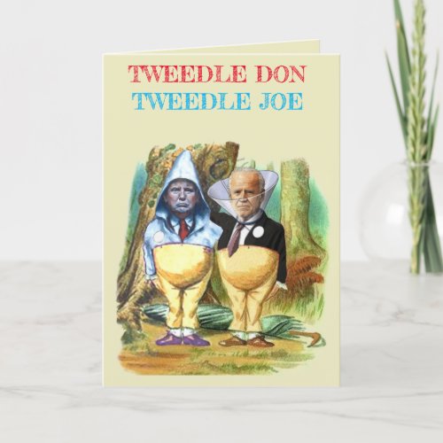 Tweedle Don and Tweedle Joe Thank You Card