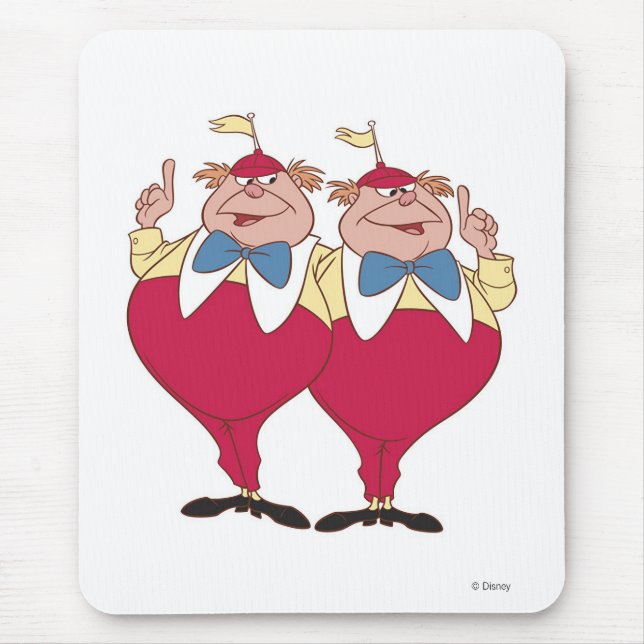 Tweedle Dum and Dee Disney Mouse Pad (Front)