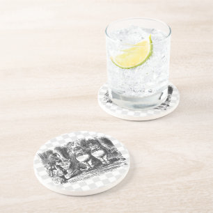 Tweedle Dum and Tweedle Dee Drink Coaster