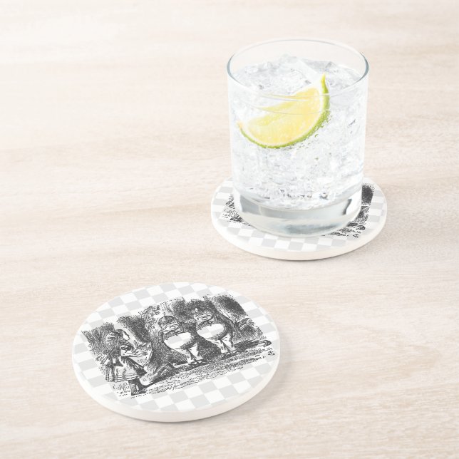 Tweedle Dum and Tweedle Dee Drink Coaster (Side)
