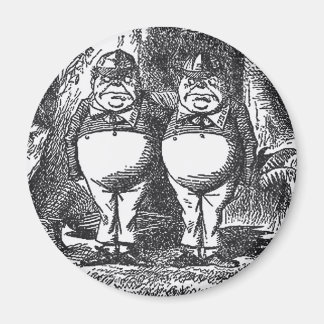Tweedledum and Tweedledee Magnet