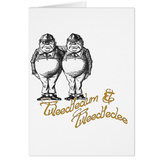 Tweedledum & Tweedledee Cards (Front)