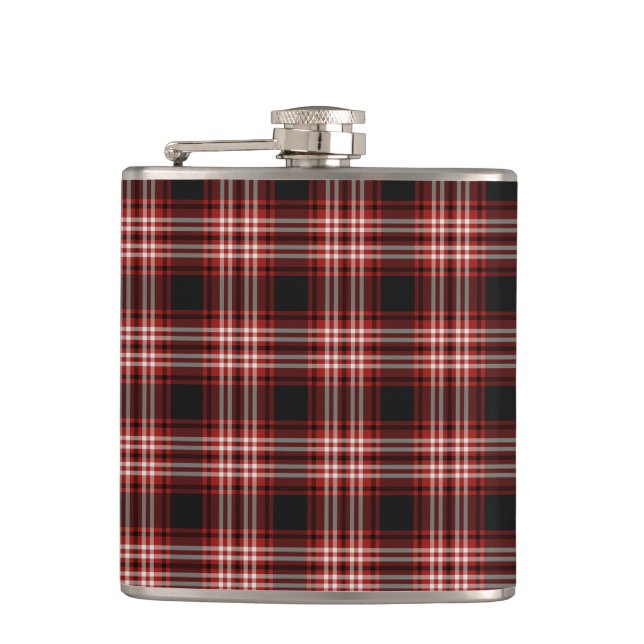 Tweedside District Tartan Hip Flask (Front)