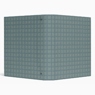 Tweedy Wool Grey and Sage 3 Ring Binder