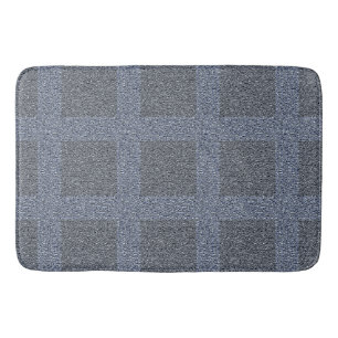 Tweedy Wool Grey and Sage Bath Mat