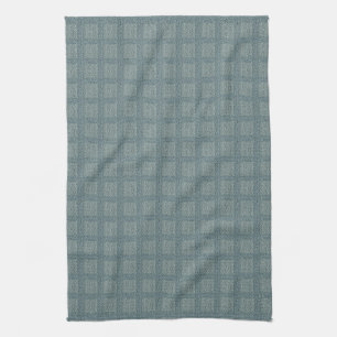 Tweedy Wool Grey and Sage Kitchen Towel