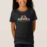 Tween Magazine Heart Hands t shirt, preteen girls