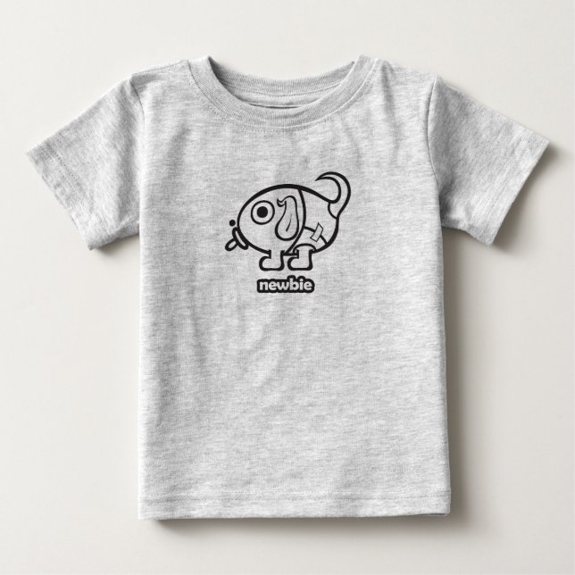 tweenerdog newbie baby T-Shirt (Front)