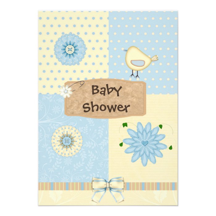 tweet boy Baby shower Invitation