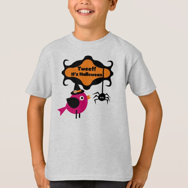 Tweet Halloween T-shirts and Gifts (Front)