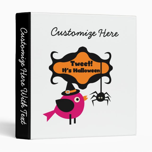 Tweet Halloween T-shirts and Gifts Binder (Front/Spine)