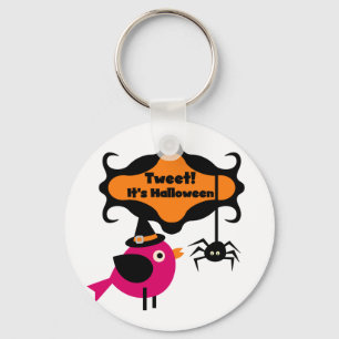 Tweet Halloween T-shirts and Gifts Keychain