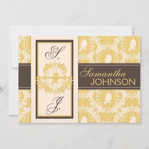 Tweet Tweet Baby Invitation Card