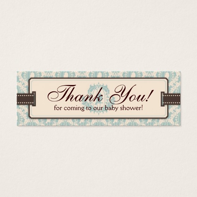 Tweet Tweet Boy TY Skinny Gift Tag (Front)