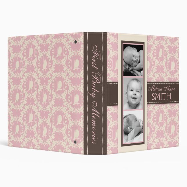 Tweet Tweet Girl 1.5 in. Photo Album Binder (Background)