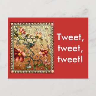 Tweet Tweet Tweet Postcard