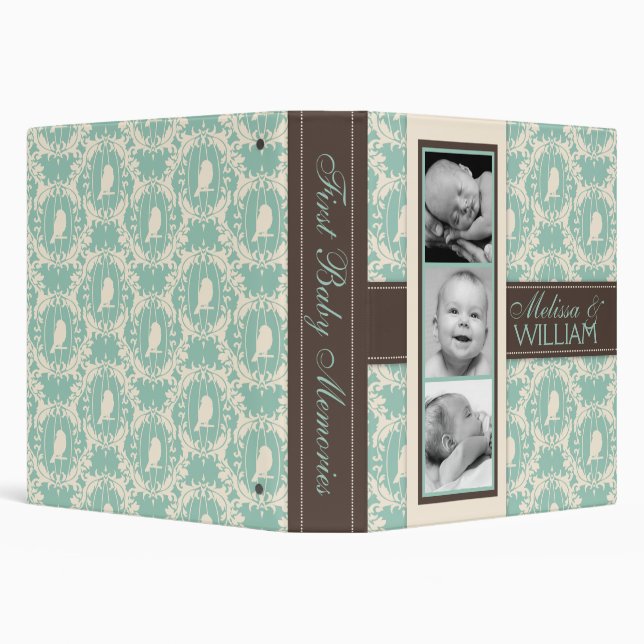 Tweet Tweet Twins 1.5 in. Photo Album Binder (Background)
